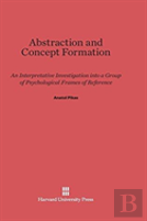 Abstraction And Concept Formation