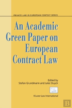 Bertrand.pt - Academic Green Paper On European Contract Law