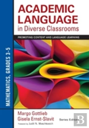 Academic Language In Diverse Classrooms: Mathematics, Grades 3â€“5