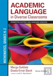 Academic Language In Diverse Classrooms: Mathematics, Grades Kâ€“2