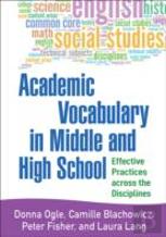 Academic Vocabulary In Middle And High School