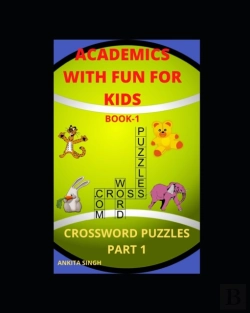 Bertrand.pt - Academics With Fun For Kids | Book 1 | Crossword Puzzles For Kids | Part 1