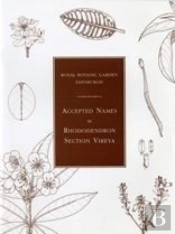 Accepted Names In Rhododendron Section Vireya