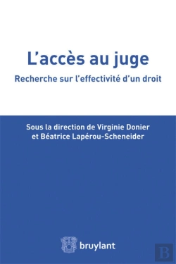 Bertrand.pt - Accès Au Juge : Quelles Évolutions?