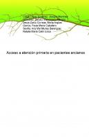 Acceso A Atención Primaria En Pacientes Ancianos