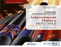 Access To History For Cambridge International As Level: International History 1870-1945