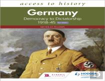 Access To History: Germany: Democracy To Dictatorship C.1918-1945 For Wjec