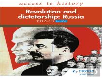 Access To History: Revolution And Dictatorship: Russia, 1917â€“1953 For Aqa
