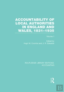 Bertrand.pt - Accountability Of Local Authorities In England And Wales, 1831-1935 Volume 1 (Rle Accounting)