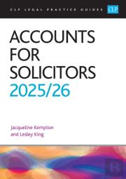 Accounts For Solicitors 2025/26