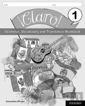 Â¡Claro! 1 Grammar Vocabulary And Translation Workbook (Pack Of 8)