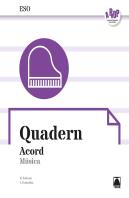 Acord. Quadern - Musica 4 Eso (A Prop)