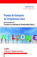 Acp0002 Pruebas De Acceso A La Formación De Certificados De Profesionalidad (Niv