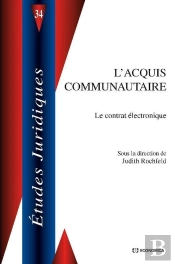 Acquis Communautaire  Le Contrat Electronique (L')