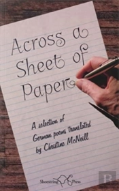 Across A Sheet Of Paper