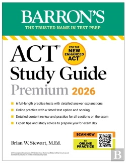 Bertrand.pt - Act Study Guide Premium, 2026: 6 Practice Tests + Comprehensive Review + Online Practice For The New Enhanced Act