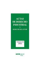 Actas De Derecho Industrial Y Derecho De Autor Volumen 43: (2023)