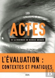 Actes De La Recherche En Sciences Social
