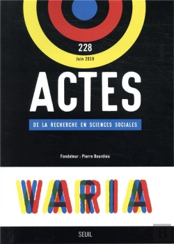 Bertrand.pt - Actes De La Recherche En Sciences Sociales Numero 228 Varia