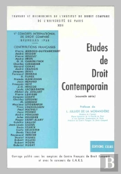 Actes Du 5e Congrès International De Droit Comparé ; Bruxelles, 1958