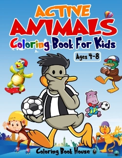 Bertrand.pt - Active Animals Coloring Book