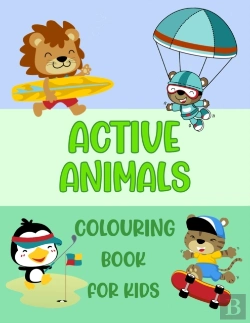 Bertrand.pt - Active Animals Colouring Book For Kids