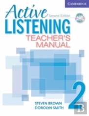 Active Listening 2 Teacher'S Manual With Audio Cd