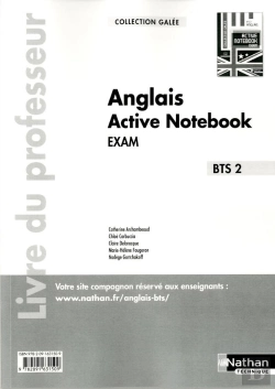 Bertrand.pt - Active Notebook Bts 2 Anglais Galée Livre Du Professeur