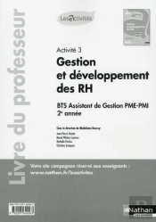 Activite 3 Bts Assistant De Gestion Pme-Pmi 2eme Annee (Les Activites) Professeur 2016
