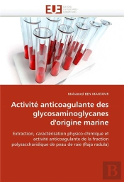 Activite Anticoagulante Des Glycosaminoglycanes D'Origine Marine