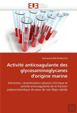 Bertrand.pt - Activite Anticoagulante Des Glycosaminoglycanes D'Origine Marine