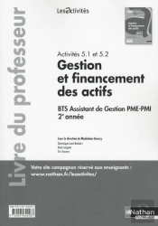 Activites 5.1/5.2 Bts 2 Assistant De Gestion Pme-Pmi (Les Activites) Professeur 2016