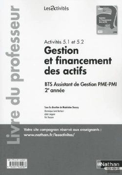 Bertrand.pt - Activites 5.1/5.2 Bts 2 Assistant De Gestion Pme-Pmi (Les Activites) Professeur 2016