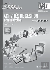 Activites De Gestion Administrative Poles 1.2.3.4. 1re Bac Pro G.P