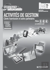 Activités De Gestion ; Clients Fournisseurs Et Autres Partenaires ; Pôles 1, 2, 4 ; Terminale Bac Pro ; Corrigé