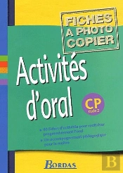Activités D'Oral ; Cp ; Fichier Photocopiable