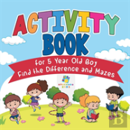 Activity Book For 5 Year Old Boy | Find The Difference And Mazes