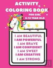 Activity Book For 6-12 Year Old Girl