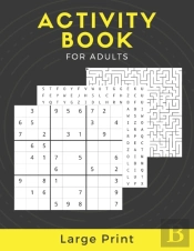 Activity Book For Adults Large Print