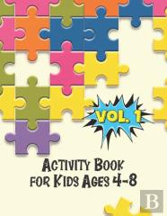 Activity Book For Kids Ages 4-8