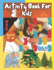 Activity Book For Kids Ages 4-8