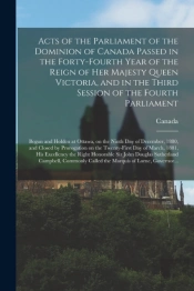 Acts Of The Parliament Of The Dominion O