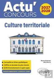 Actu' Concours : Culture Territoriale (Édition 2027/2028)