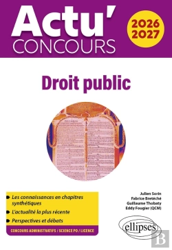 Bertrand.pt - Actu' Concours : Droit Public (Édition 2026/2027)