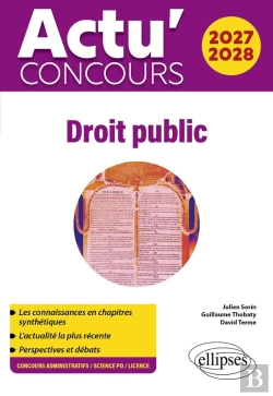 Bertrand.pt - Actu' Concours : Droit Public (Édition 2027/2028)