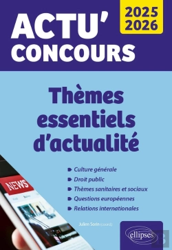 Bertrand.pt - Actu' Concours : Thèmes Essentiels D'Actualité (Édition 2025/2026)