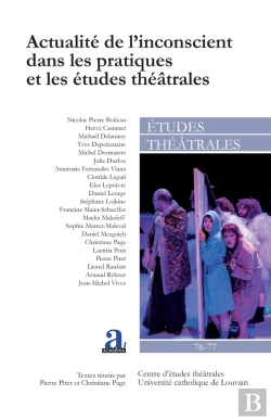 Bertrand.pt - Actualité De L'Inconscient Dans Les Pratiques Et Les Études Théâtrales