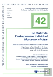 Actualité Du Droit De L'Entreprise : Le Statut De L'Entrepreneur Individuel