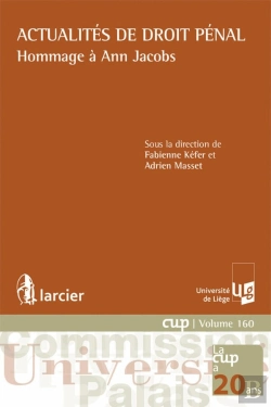 Bertrand.pt - Actualités De Droit Pénal ; Hommage À Ann Jacobs