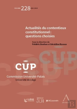 Bertrand.pt - Actualités Du Contentieux Constitutionnel : Questions Choisies